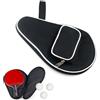 Butyeak Custodia Protettiva per Racchette da Ping Pong, Sport Borsa da Tennis Tavolo, Custodia per Racchetta da Ping Pong, Borsa Impermeabile per Racchette da Ping Pongs, Può Contenere 2Racchettes e 3 Palline