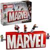 Lego Super Heroes Marvel - Logo e Minifigure Marvel 76313