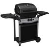 SOCHEF Barbecue Saporillo a Gas con Coperchio Cottura Pietra Lavica