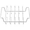 Gudalea Supporto Bistecche e Costine, Supporto per Arrosti Costine Maiale, Rastrelliere per Barbecue per Fumare, 5 File Capacità Riutilizzabile Barbecue Rib Rack, Accessori per Grigliare, 31 x 25 x 7.3 cm