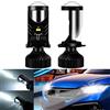 UPXSXT 2Pz H4 Led proiettore lampadine lente, 9-32V 16000LM 100W bianco freddo High Low Beam LED lampadine faro alta luminosità adatto per auto e moto