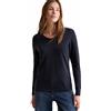 Cecil B302962 Maglione a Maglia fine, Universal Blue, S Donna