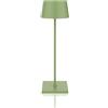 Palmina 842,lampade da tavolo senza fili,lampade da tavolo ricaricabili E Dimmerabile In Alluminio,abat jour senza fili 4400mah,Protezione IP54,luce da tavolo esterno/Interno/Verde