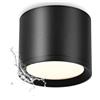 KYOTECH Faretti LED Soffitto IP44 - Ø84*65mm GX53 Faretto LED Interno - 6W 550LM 4000K Lampada da Soffitto - Alluminio Nero Spot per Bagno Soggiorno Cucina Corridoio