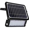 Luceco Proiettore LED per Esterni a Energia Solare con Sensore di Movimento PIR, Luce di Sicurezza, Illuminazione per Esterni, Regolabile, Guardian, Nero, IP65, 10W, 1080lm, 4000K, LEXSF11B40