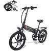 SAMEBIKE Bicicletta Elettrica per Adulti 20'',Pieghevole Bici Elettrica con Pedalata Assistita,City E-bike Unisex Adulto Batteria Rimovibile 48V10.4AH,Bici Elettriche per 7 Velocità Uomo/Donna