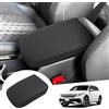 GAFAT Compatibile con VW Tiguan 3 2024 2025 2026 Copertura per Bracciolo, Console Centrale Protezione imbottitura in Pelle PU, Linee Bianco Originali, 1CM Ispessite con Cotone