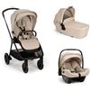 Nuna - Trio Triv Next + Navicella Lytl + Seggiolino Auto Pipa Next Isize Thunder Ecopelle Black