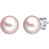 Valero Pearls Orechinni a lobo da Donna in Argento Sterling 925 con rodio con Perle coltivate d'acqua dolce lilla 00178830