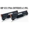 HP Offerta 2 Toner Rigenerati per HP Laserjet P1566 CE278A 78A Nero Pagine 2.100 cadauno