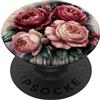 Reading Read rose petal vibrant roses Petalo di rosa rose vibranti che scoppiano di vita per ragazze PopSockets PopGrip Adesivo