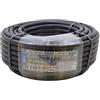 S&M 012419 - Tubo Polietilene irrigazione, 20 x 6 ATM - 50 m, Colore: Nero