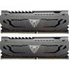 Patriot Ram DIMM DDR4 32GB Patriot Viper Steel 3200MHz CL16 2pz Nero [PVS432G320C6K]