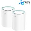 Cudy Access point Cudy M1300 Dual Band Mesh AC1200 2pz Bianco [KMCUDRXWA000001]