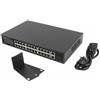 Lanberg Switch Lanberg 24x1GB POE+ 2xGB 2xSFP rack 19'' gigabit ethernet 360W !Switch 24x1GB POE+ 2xGB RSGE-24P-2GE-2S-36 [NULAGSW24000007]