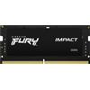 Kingston Ram SO-DIMM DDR5 16GB Kingston Fury Impact 5600MHz CL40 1.8V Nero [SBKIN501656BI10]