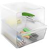 Archivo 2000 6708 CR Cubo Porta-Oggetti con 1 Cassetto Grande e 2 Piccoli