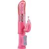 Joy Toy Vibratore Rabbit Happy Hugging con Testa Rotante e Stimolatore Clitoride 23 X 3 cm.