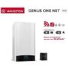 Ariston Caldaia a Condensazione ARISTON GENUS ONE+ NET 30 kW Low NOx WI-FI Metano/Gpl con SENSYS di Serie HD Wi-Fi Alexa e Google Home Completa DI KIT SCARICO FUMI