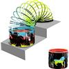 Deluxebase Super Spring - Safari di Deluxebase. Giocattolo a Molla Animaletti super colorato con dimensioni di 6.5cm. Gioco antistress perfetto per adulti e bambini.