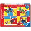 Ravensburger - Puzzles Super Mario 4 Pack | Puzzle Bambini 5 Anni In Su | Regalo Bambina 5 Anni E Uomo In Su 100 Pezzi | Puzzle Bambini 36 X 26 Cm | Puzzles Ravensburger