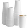 GUSTO [16 oz. - 470 ml - 100 Pezzi Bicchieri di Carta Monouso per Bevande Calde, Bicchieri da Caffè - Bianchi (Formerly Comfy Package)