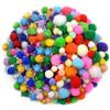 TOAOB THE ONE AND ONLY BABY TOAOB 1000 Pezzi Pompom Colorati Pompon Pon Pon Decorazioni Feste 10 mm a 30 mm per Lavoretti Artigianato Crafts Fai Da Te