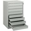 Cassettiera portaminuteria ad 8 cassetti. Cm. 62x55x95,2h