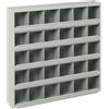 Scaffale da parete portaminuteria. 30 caselle Cm. 60x100x60h