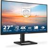 PHILIPS 27E1N1800A - Monitor Ultra HD da 27 pollici, altoparlante, HDR10 (3840x2160, 60 Hz, HDMI 2.0, DisplayPort 1.4) 2023, nero, altoparlante integrato
