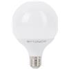 OPTONICA Temperatura colore Lampada 6000K Bianco Freddo, CONFEZIONE 1 *** Lampadina led globo e27 12 watt g95 equivalente 70 watt risparmio energetico