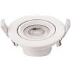 OPTONICA Temperatura colore Lampada 6000K Bianco Freddo, CONFEZIONE 1 *** Faretto led incasso orientabile tondo soffitto 7watt driver incluso