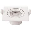 OPTONICA Temperatura colore Lampada 4500K Bianco Naturale, CONFEZIONE 1 *** Faretto led incasso orientabile quadro soffitto 5watt driver incluso