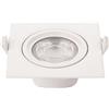 OPTONICA Temperatura colore Lampada 6000K Bianco Freddo, CONFEZIONE 1 *** Faretto led incasso orientabile quadro soffitto 10watt driver incluso