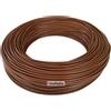 ICEL CAVI Colore Marrone, Sezione Conduttore 2,5 mmq, CONFEZIONE 1 *** Cavo elettrico cordina unifilare unipolare fs17 rotolo metri 25