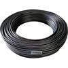 ICEL CAVI Colore Nero, Sezione Conduttore 2,5 mmq, CONFEZIONE 1 *** Cavo elettrico cordina unifilare unipolare fs17 rotolo metri 25