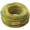 ICEL CAVI Colore Giallo/Verde, Sezione Conduttore 2,5 mmq, CONFEZIONE 1 *** Cavo elettrico cordina unifilare unipolare fs17 rotolo metri 25