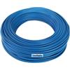 ICEL CAVI Colore Azzurro, Sezione Conduttore 2,5 mmq, CONFEZIONE 1 *** Cavo elettrico cordina unifilare unipolare fs17 rotolo metri 25