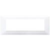 VIMAR Colore Bianco, CONFEZIONE 1 *** Placca vimar modello plana 7 moduli tecnopolimero 14657