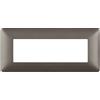 BTICINO Colore Iron Grigio Scuro, CONFEZIONE 1 *** Bticino matix placca 6 posti tecnopolimero colorata am4806
