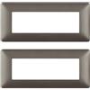BTICINO Colore Iron Grigio Scuro, CONFEZIONE 1 *** Bticino matix placca 6 posti tecnopolimero colorata am4806 pezzi 2