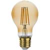OPTONICA Potenza 8W, CONFEZIONE 1 *** Lampadina optonica led attacco e27 2800 k luce calda vetro dorato