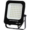 OPTONICA Temperatura colore Lampada 4500K Bianco Naturale, CONFEZIONE 1 *** Proiettore led 30 watt slim metallo nero ip65 equivalente 160 watt