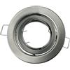 INTEC LIGHT Colore Nikel, CONFEZIONE 1 *** Struttura rotonda incasso orientabile per lampada gu10 reflex metallo