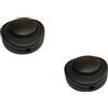 FAEG Colore Nero, CONFEZIONE 1 *** Interruttore a pedale tondo unipolare faeg 230 volt blister 2 pezzi