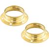 FAEG Colore Oro Gold, Materiale Metallo, CONFEZIONE 1 *** Ghiera portalampada attacco e27 plastica ip20 blister 2 pezzi