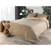 Linder Tomaia per letto a pompon, 180 x 240 cm, colore: sabbia
