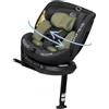 Innovaciones Ms Seggiolino Auto Girevole 360° Isofix da 40 a 150 cm DENVER GRIGIO VERDE 0-36 KG