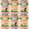 Lukullus Set prova misto! Lukullus Junior 6 x 400 g - Mix 2 varianti: (Pollo & Vitello, Pollame & Selvaggina)