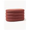 Westwing Collection Panca piccola imbottita in bouclé con vano contenitore Alto -
